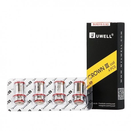 Uwell Crown 3 Coils 0.5 Ohm 4/PK