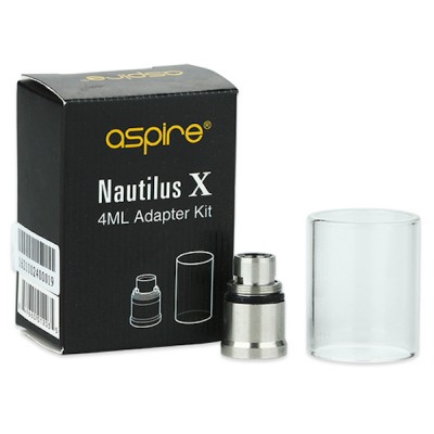 Aspire Nautilus "X" Replacement Glass + Adapter Kit (Clear 4mL)