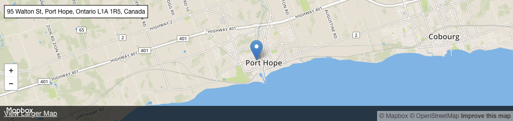 Port Hope Shop Map